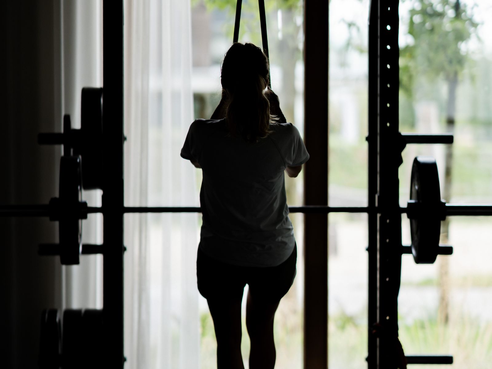 Training in the power rack at LAB